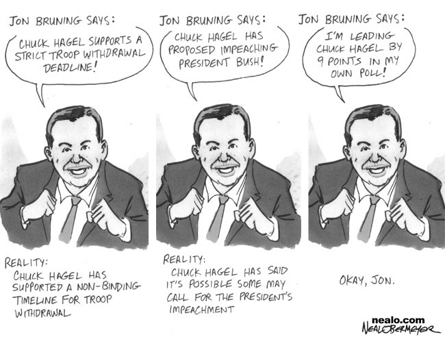 jon bruning chuck hagel