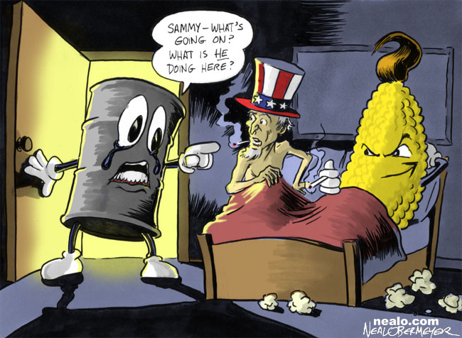 uncle sam oil corn bedroom
