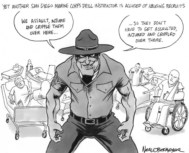 marine corps recruiting depo abuse drill instructor
