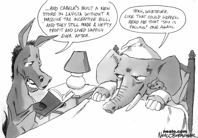 cabela's tax incentive bedtime story