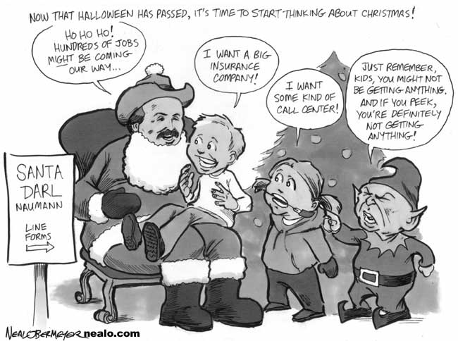 Darl Naumann Christmas Santa jobs
